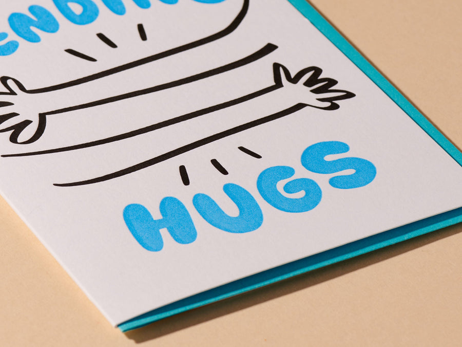 Sending Hugs Card-Greeting Cards-And Here We Are