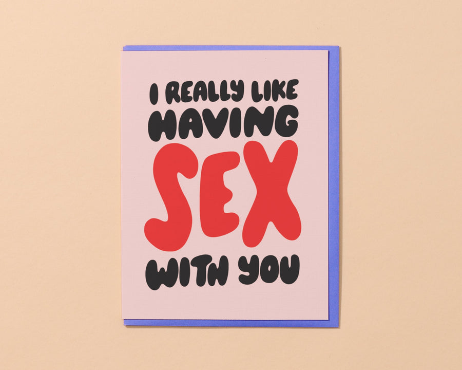 Sex With You Card-Greeting Cards-And Here We Are
