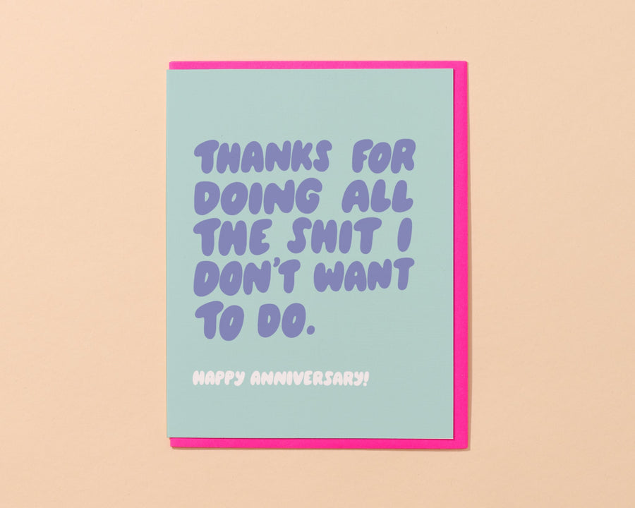 Shit I Don't Want To Do Card-Greeting Cards-And Here We Are