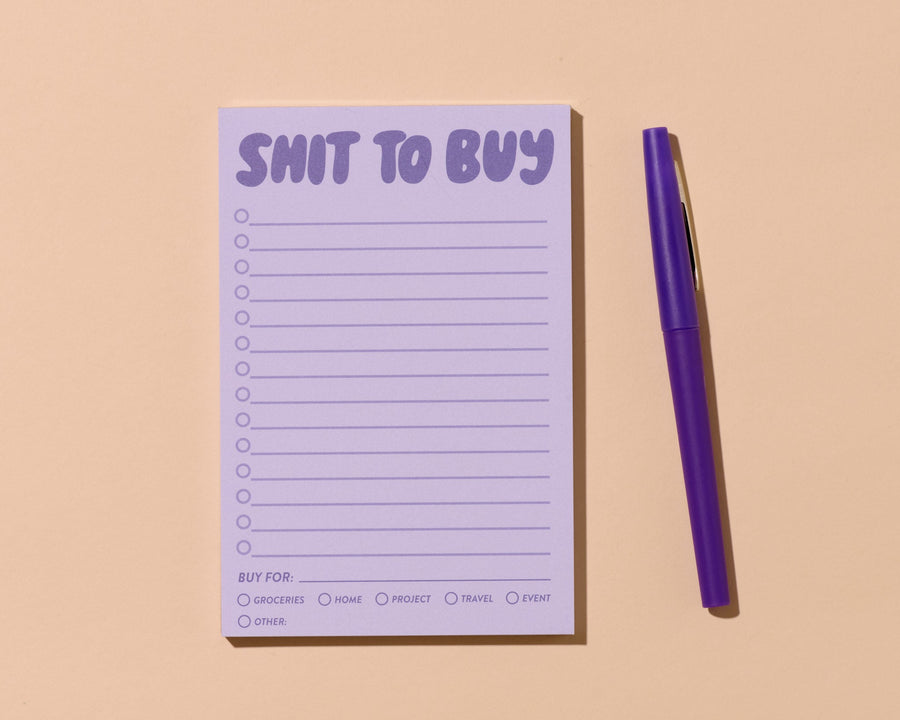 Shit To Buy Notepad-Notepads-And Here We Are