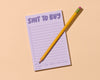 50 Page Notepad by Your Gal Kiwi—Shit To Buy (List Pad)-Notepads-And Here We Are