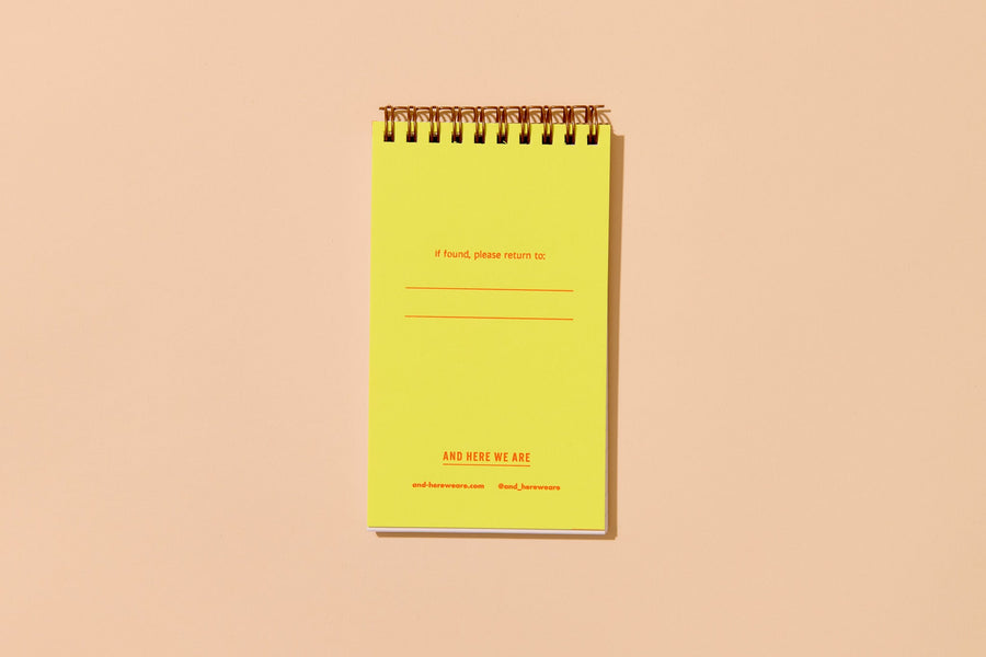 Shrimp Cocktail Pocket Notebook-Spiral Notebooks-And Here We Are