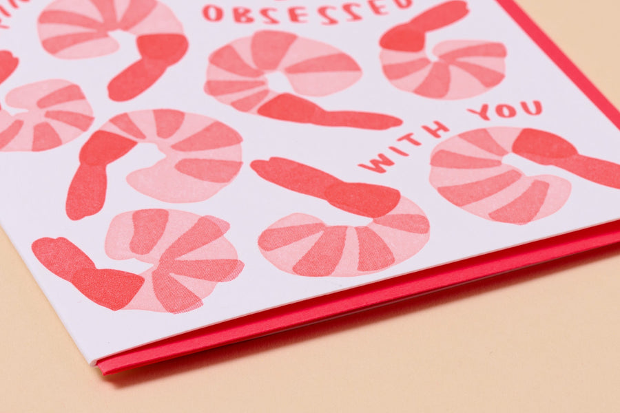 Shrimply Obsessed With You Card-Greeting Cards-And Here We Are