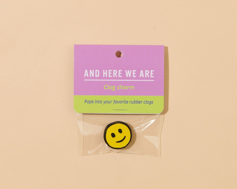 Smiley Clog Charm-Clog Charms-And Here We Are