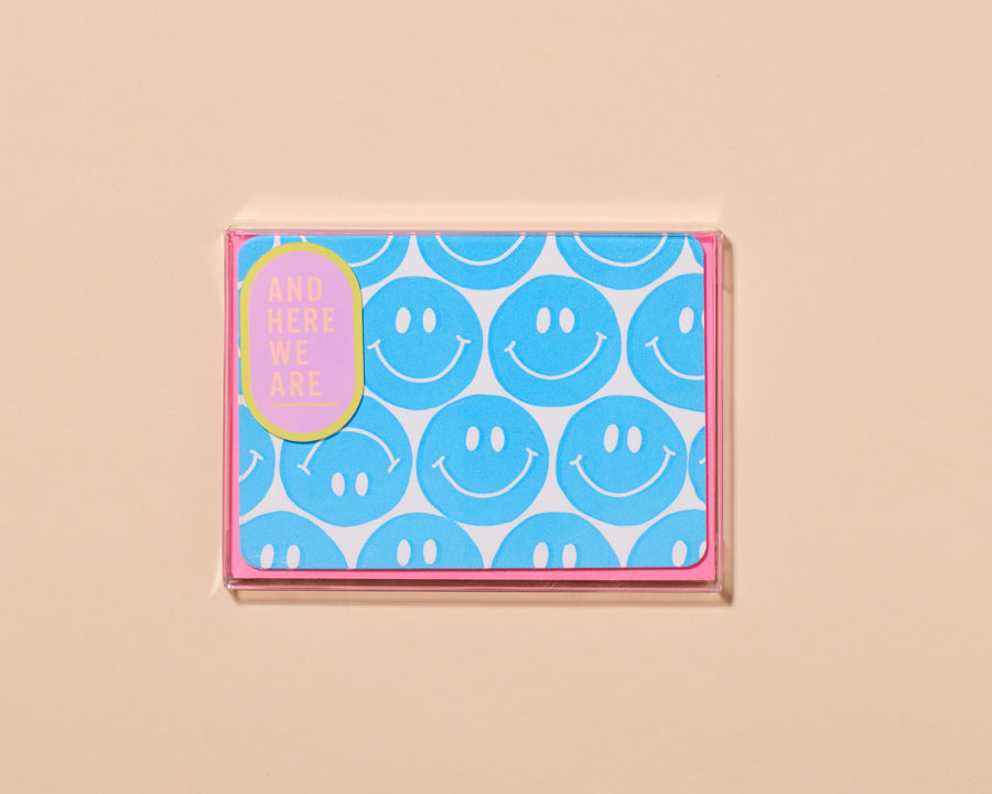 Smiley Faces Notecard Set-Notecard Set-And Here We Are