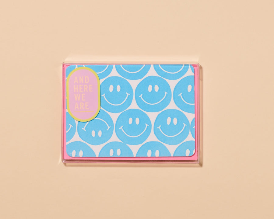 Smiley Faces Notecard Set-Notecard Set-And Here We Are