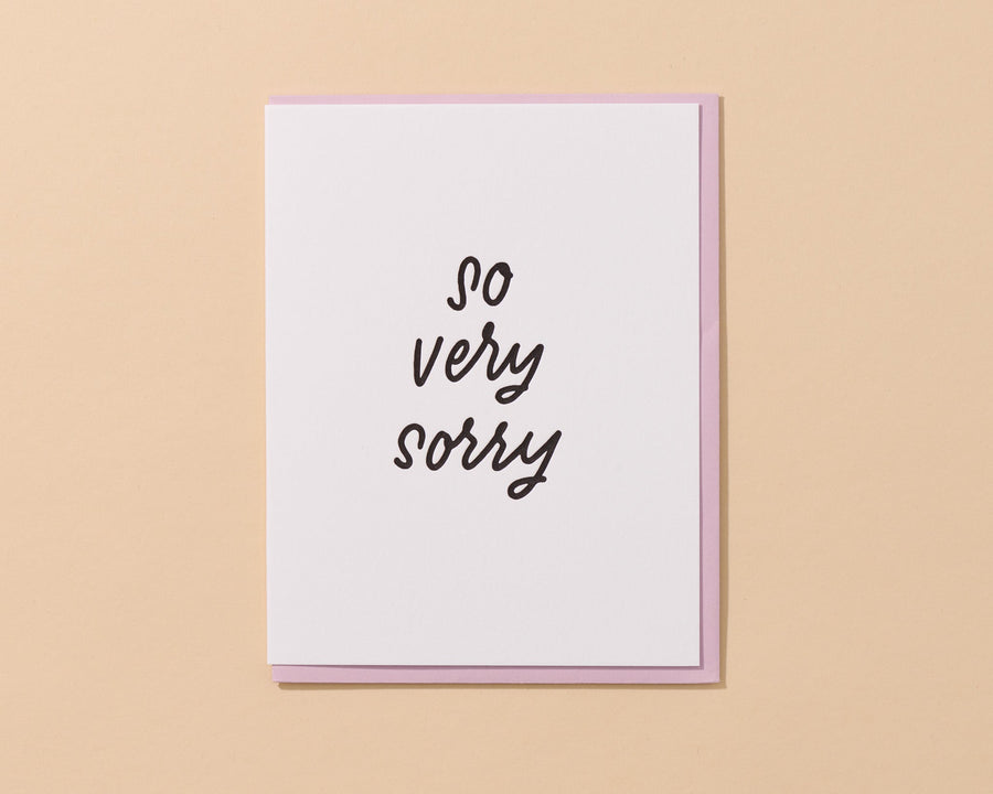 So Very Sorry Card-Greeting Cards-And Here We Are