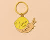 Enamel Keychain—Garden Snail (Nature)-Enamel Keychains-And Here We Are