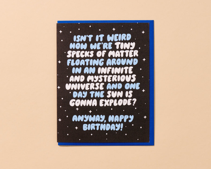 Specks of Matter Card-Greeting Cards-And Here We Are