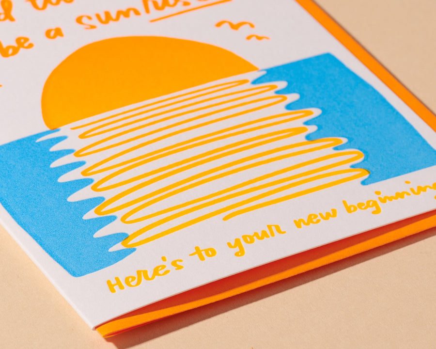 Sunset/Sunrise Card-Greeting Cards-And Here We Are