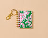 Letterpress Teenybook Mini Notebook Bag Charm—Aster-Spiral Notebook: Teenybook Bag Charms-And Here We Are