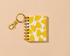 Letterpress Teenybook Mini Notebook Bag Charm—Bow Tie Pasta-Spiral Notebook: Teenybook Bag Charms-And Here We Are