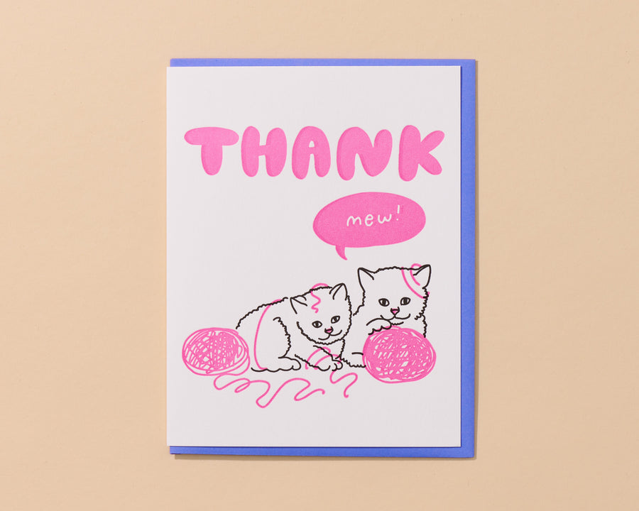 Thank Mew Card-Greeting Cards-And Here We Are