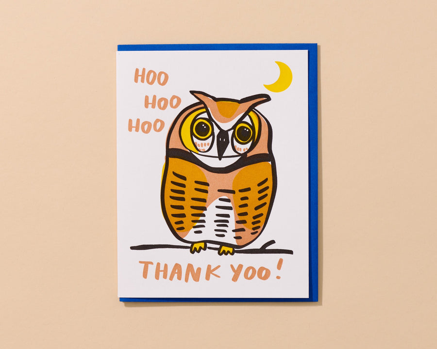 Thank Yoo Owl Card-Greeting Cards-And Here We Are