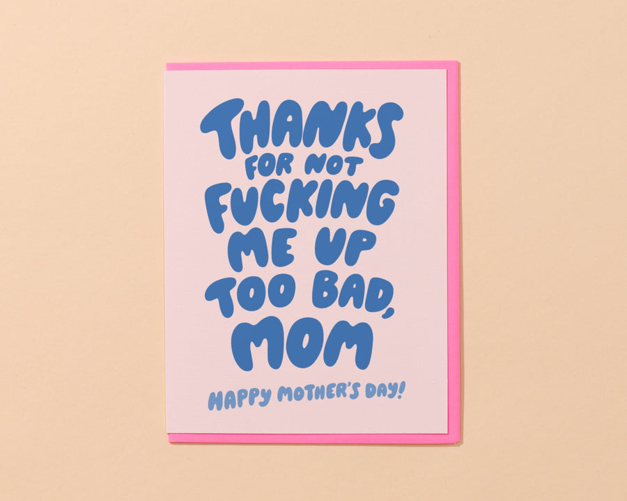 Thanks Mom Card-Greeting Cards-And Here We Are