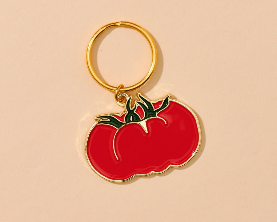 Tomato Keychain-Enamel Keychains-And Here We Are