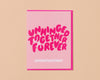 Wedding Card by Your Gal Kiwi—Unhinged Together Forever-Greeting Cards-And Here We Are