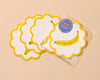 Letterpress Reusable Vellum Coasters—Fruit: Banana (Summer)-Coasters-And Here We Are