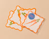 Letterpress Reusable Vellum Coasters—Carrot (Soup Season)-Coasters-And Here We Are