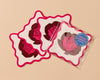 Letterpress Reusable Vellum Coasters—Red Cabbage (Soup Season)-Coasters-And Here We Are