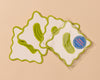 Letterpress Reusable Vellum Coasters—Dill Pickle (Summer)-Coasters-And Here We Are
