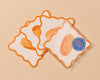 Letterpress Reusable Vellum Coasters—Potato (Soup Season)-Coasters-And Here We Are