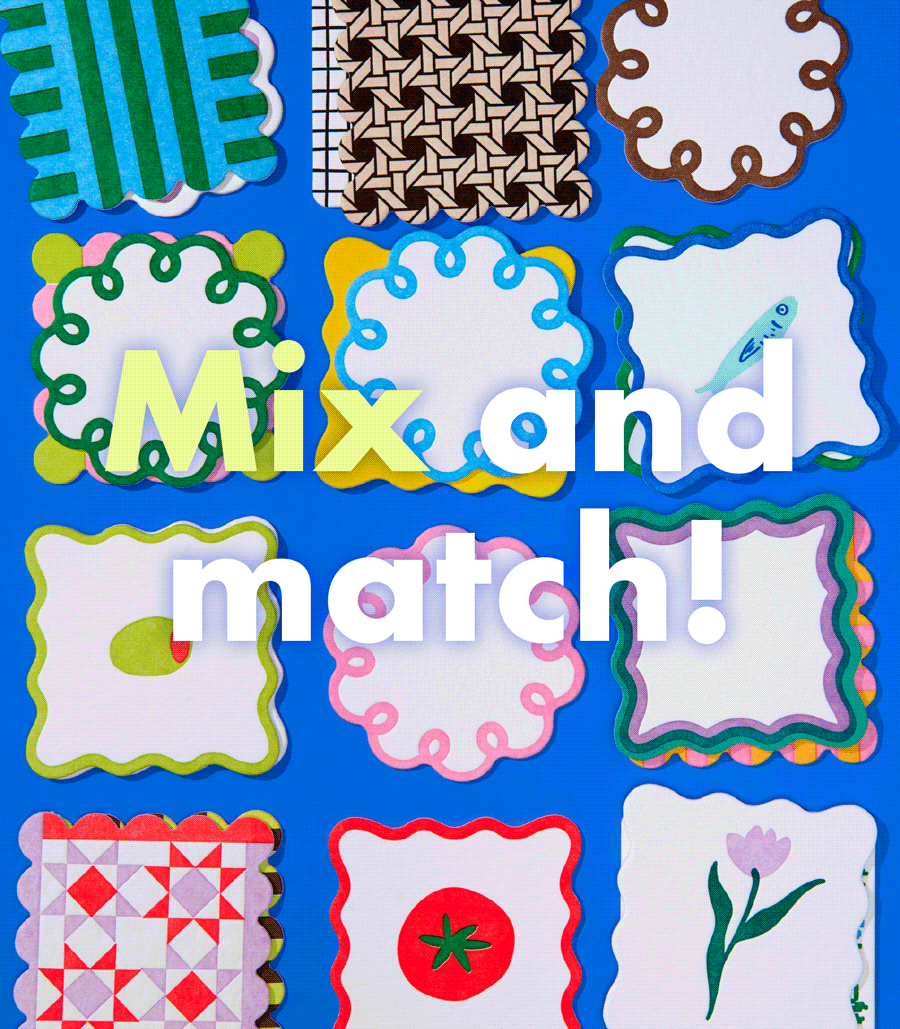 Tessera Tile Vellum Coasters- Black (Set of 4)-Coasters-And Here We Are