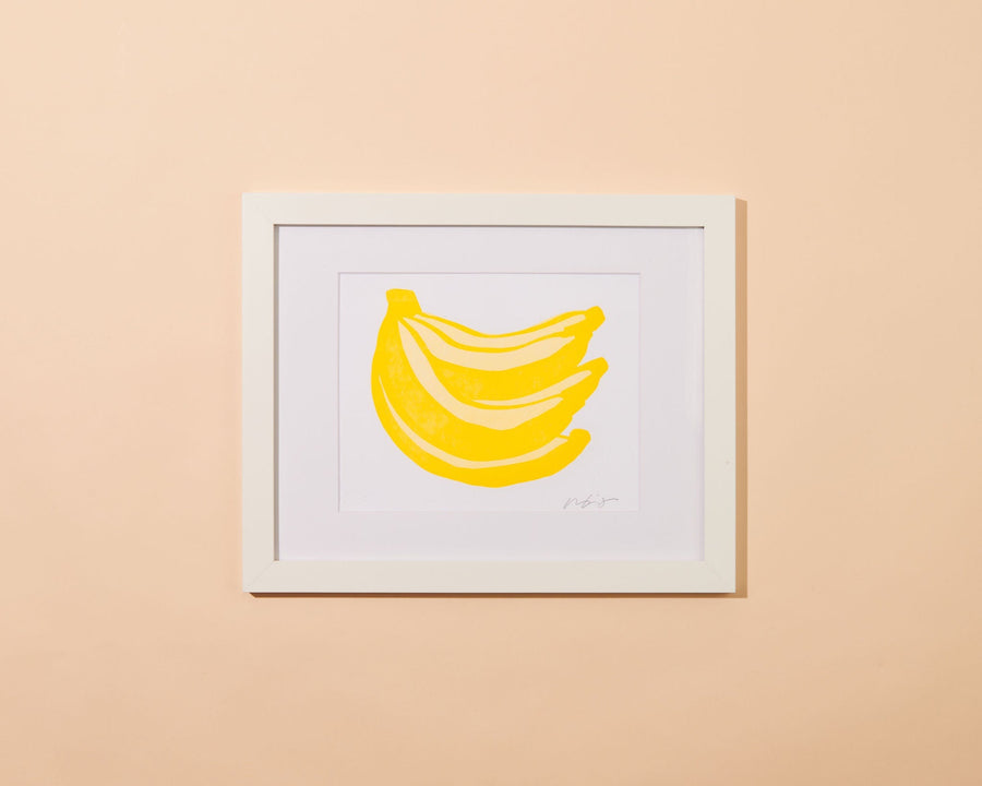 Yellow Banana 8x10 Art Print-Art Prints-And Here We Are