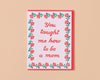 Letterpress Mother's Day Card—Taught Me To Mom (Needlepoint)-Greeting Cards-And Here We Are