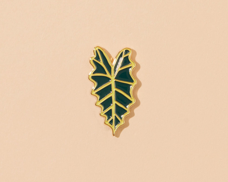 Alocasia Leaf Pin-Enamel Pins-And Here We Are