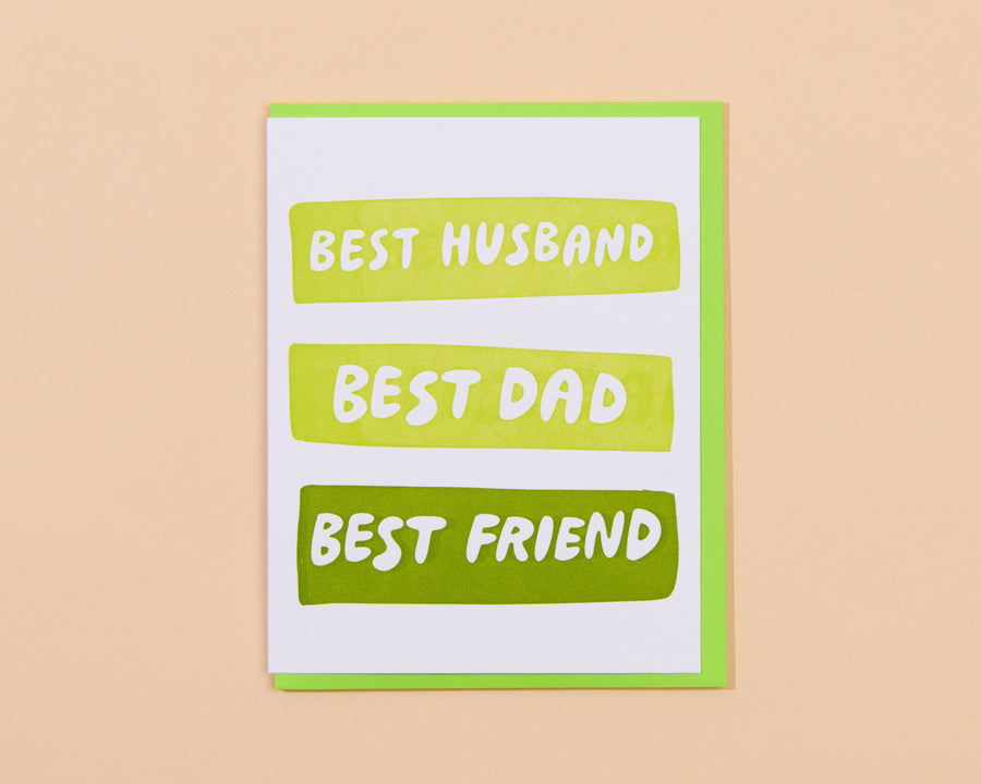 Best Husband/Dad/Friend Card-Greeting Cards-And Here We Are
