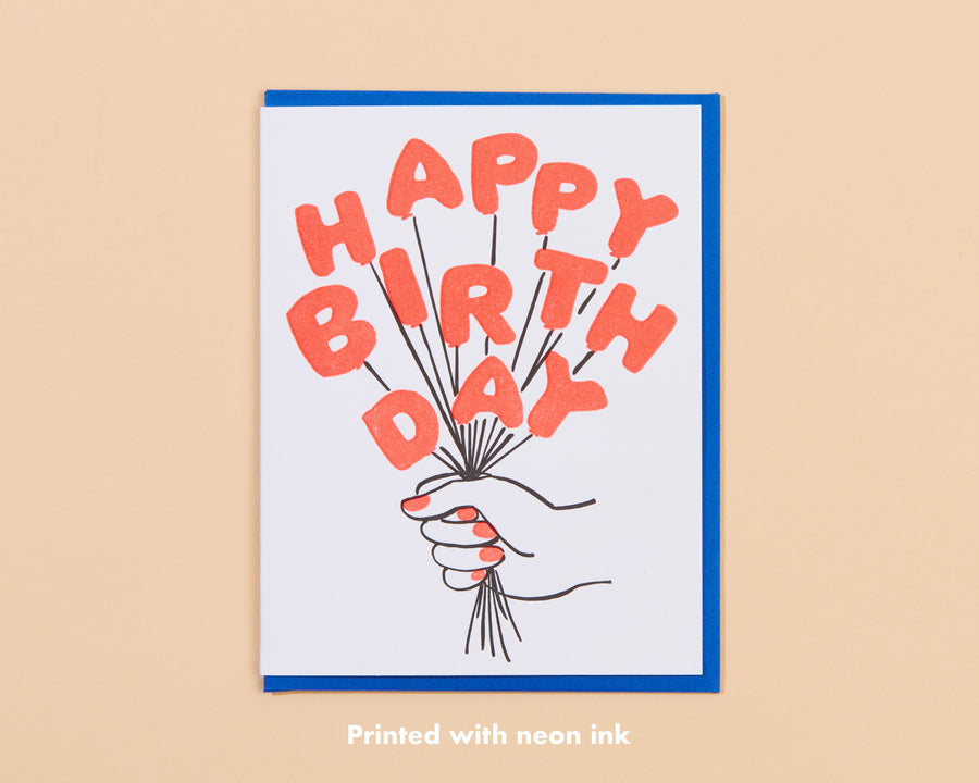 Birthday Balloons Card-Greeting Cards-And Here We Are