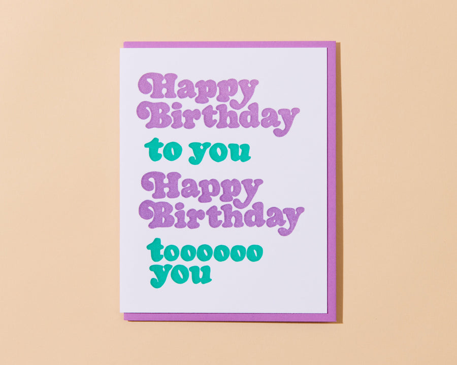 Birthday Song Card-Greeting Cards-And Here We Are
