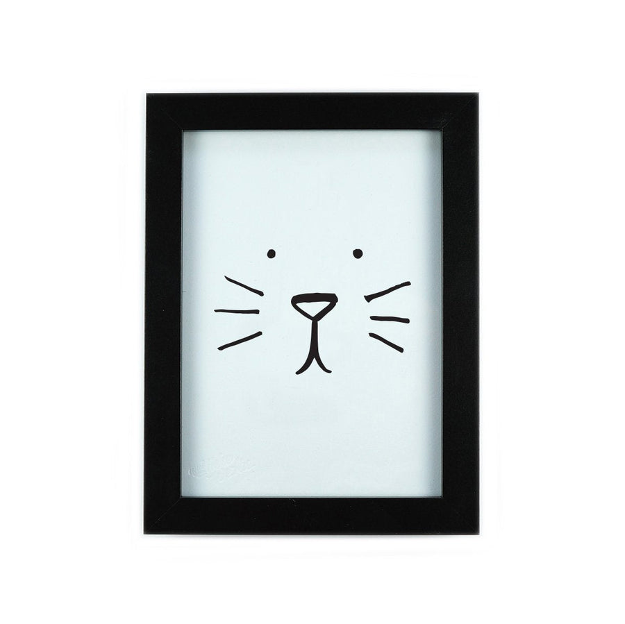 Cat Face 5x7 Art Print-Art Prints-And Here We Are