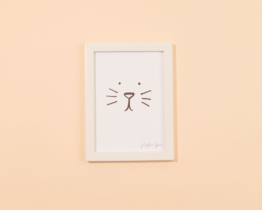 Cat Face 5x7 Art Print-Art Prints-And Here We Are