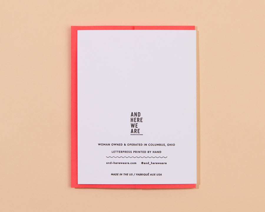 Clappy Birthday - Letterpress Birthday Card – And Here We Are