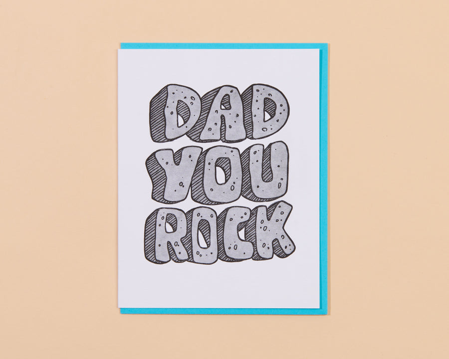 Dad You Rock Card – And Here We Are
