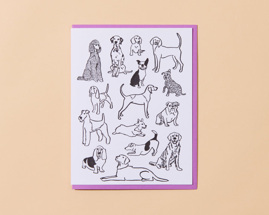 Dog Pile Card-Greeting Cards-And Here We Are