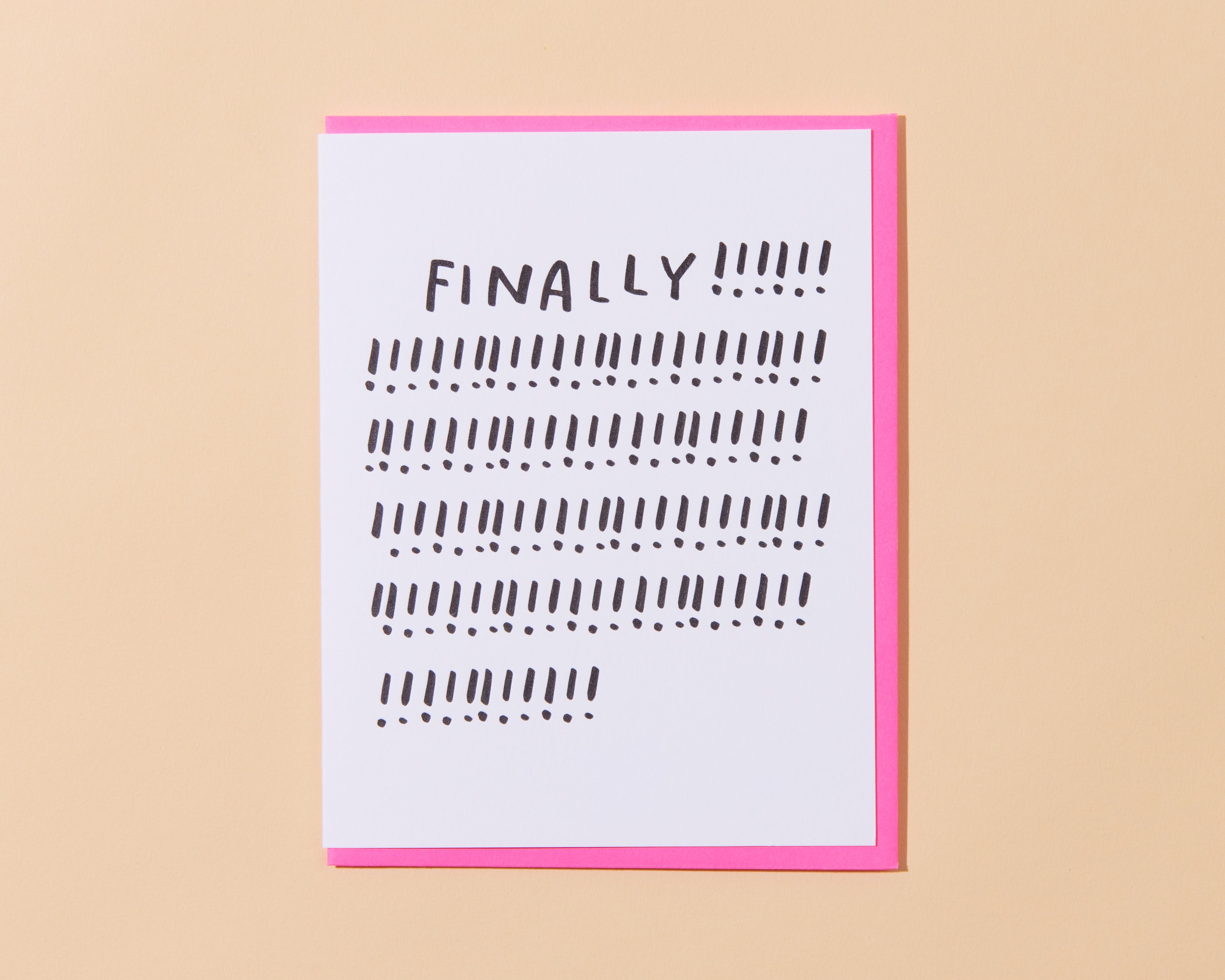 Finally! Card - Simple and funny wedding card - greeting card – And ...