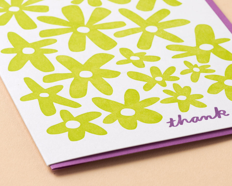 Flower Thank You Card-Greeting Cards-And Here We Are