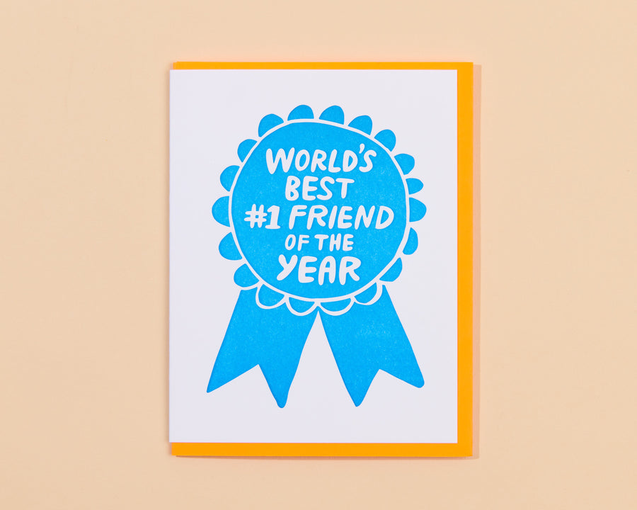 Friend Ribbon Card-Greeting Cards-And Here We Are