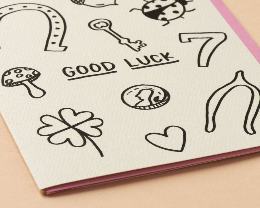 Good Luck Charms Card-Greeting Cards-And Here We Are