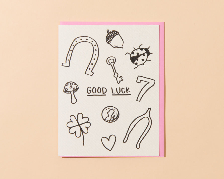 Good Luck Charms Card-Greeting Cards-And Here We Are