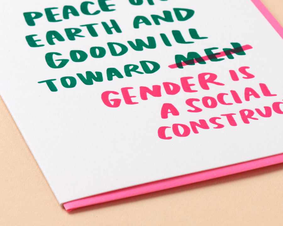 Goodwill/ Gender is a Social Construct Holiday Card-Greeting Cards-And Here We Are