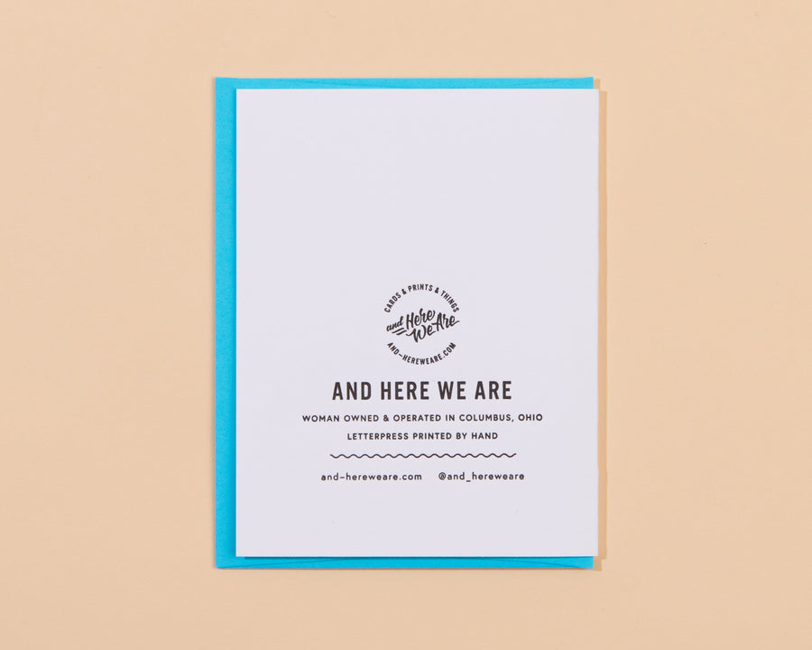 Half Full Card-Greeting Cards-And Here We Are