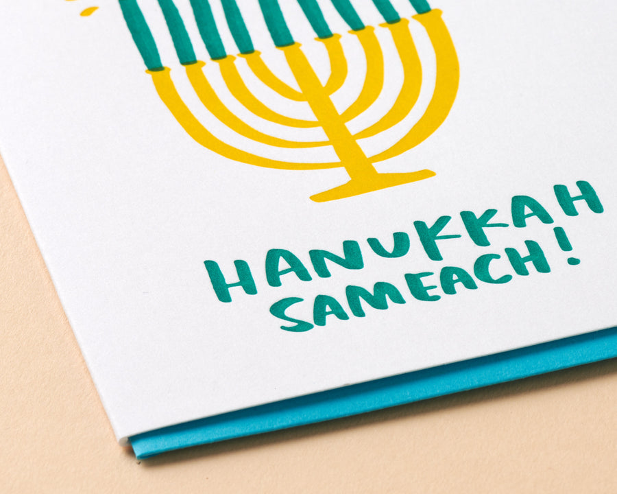 Hanukkah Sameach Card-Greeting Cards-And Here We Are