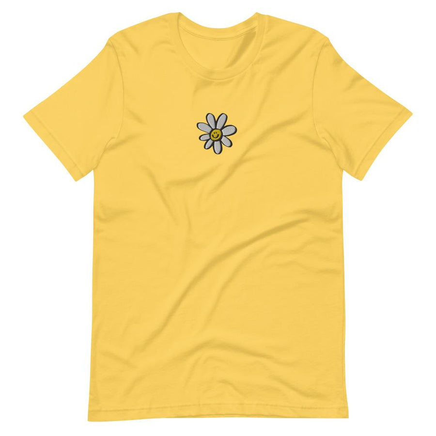 Happy Daisy Embroidered T-Shirt – And Here We Are