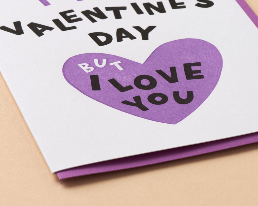 I Hate Valentine's Day Card-Greeting Cards-And Here We Are