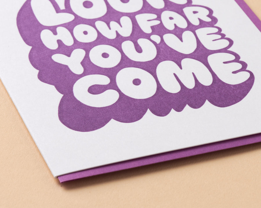 Look How Far You've Come Card-Greeting Cards-And Here We Are