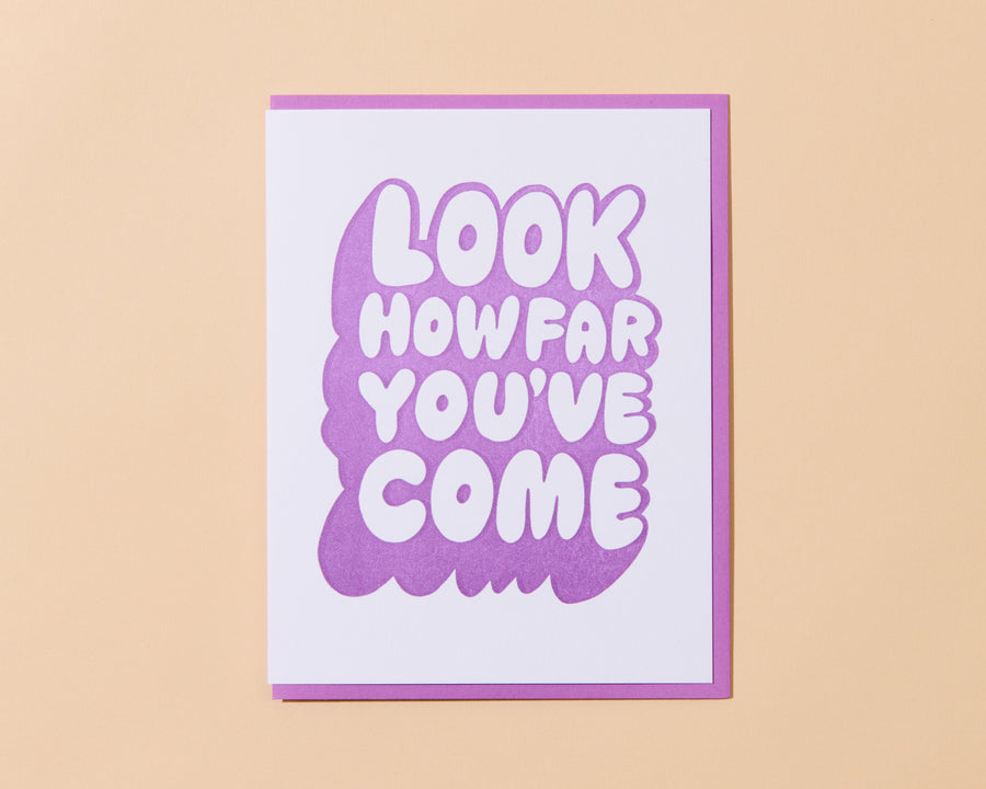 Look How Far You've Come Card-Greeting Cards-And Here We Are